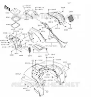 GARDE BOUE AVANT pour Kawasaki BRUTE FORCE 750 4X4I EPS