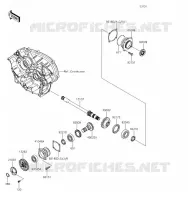 PIGNON CONIQUE AVANT pour Kawasaki BRUTE FORCE 750 4X4I EPS