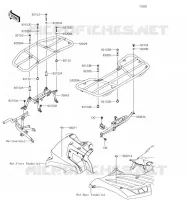 PORTE BAGAGE (S) pour Kawasaki BRUTE FORCE 750 4X4I EPS