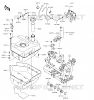 RESERVOIR CARBURANT pour Kawasaki BRUTE FORCE 750 4X4I EPS