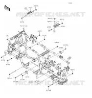SUPPORT MOTEUR pour Kawasaki BRUTE FORCE 750 4X4I EPS