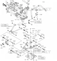 SUSPENSION ARRI&Egrave;RE pour Kawasaki BRUTE FORCE 750 4X4I EPS