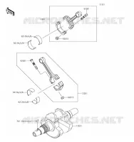 VILEBREQUIN pour Kawasaki BRUTE FORCE 750 4X4I EPS