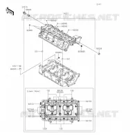 CARTER MOTEUR(S) pour Kawasaki JET SKI ULTRA 310X