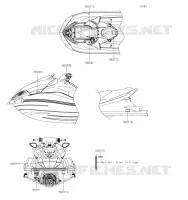 LABEL pour Kawasaki JET SKI ULTRA 310X