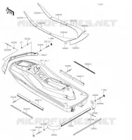 MOUSSES pour Kawasaki JET SKI ULTRA 310X