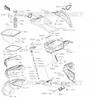 PIECE COQUE AV pour Kawasaki JET SKI ULTRA 310X