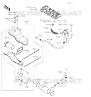 SILENCIEUX ADMISSION pour Kawasaki JET SKI ULTRA 310X