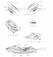 STICKER pour Kawasaki JET SKI ULTRA 310X