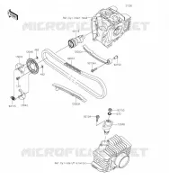 ARBRE A CAME/TENDEUR pour Kawasaki Z125 PRO