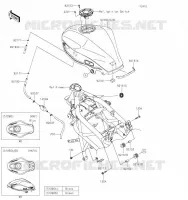 RESERVOIR CARBURANT pour Kawasaki Z125