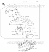 ACCESSOIRE (COUVRE SELLE) pour Kawasaki NINJA 125