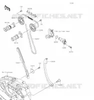 ARBRE A CAME/TENDEUR pour Kawasaki NINJA 125