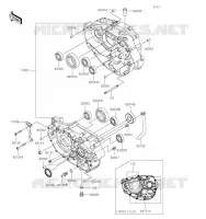 CARTER MOTEUR(S) pour Kawasaki NINJA 125
