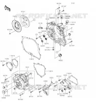 COUVERCLES MOTEUR pour Kawasaki NINJA 125