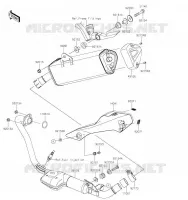 &Eacute;CHAPPEMENT pour Kawasaki NINJA 125