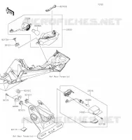 FEUX ARRI&Egrave;RE(S) pour Kawasaki NINJA 125