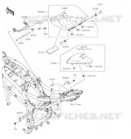 SELLE pour Kawasaki NINJA 125