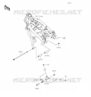 SUPPORT MOTEUR pour Kawasaki NINJA 125