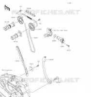 ARBRE A CAME/TENDEUR pour Kawasaki NINJA 125