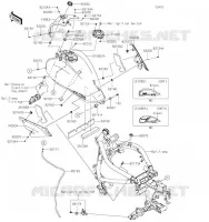 RESERVOIR CARBURANT pour Kawasaki VULCAN S