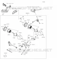 Accessory(Sub Lamp) pour Kawasaki VULCAN S CAFE
