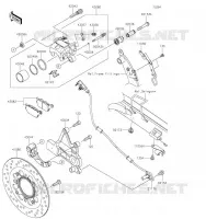 FREIN ARRIERE pour Kawasaki VULCAN S CAFE