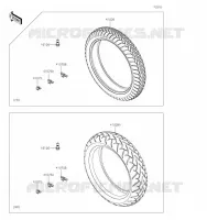 PNEUS pour Kawasaki VULCAN S CAFE