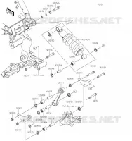 SUSPENSION/AMORTISSEUR pour Kawasaki VULCAN S CAFE