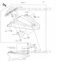 ACCESSOIRE (COUVRE SELLE) pour Kawasaki Z300