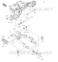 BRAS OSCILLANT pour Kawasaki Z300