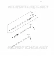 CABLES pour Kawasaki Z300
