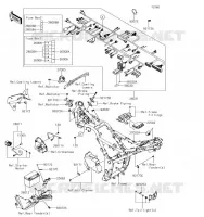 CHASSIS EQUIPMENT ELECTRIQUE pour Kawasaki Z300