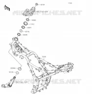 CH&Acirc;SSIS pour Kawasaki Z300