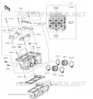 CULASSE pour Kawasaki Z300