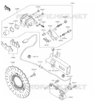 FREIN ARRIERE pour Kawasaki Z300