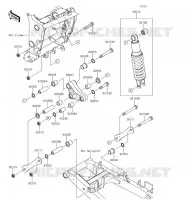 SUSPENSION/AMORTISSEUR pour Kawasaki Z300