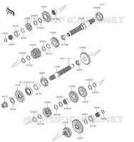 TRANSMISSION pour Kawasaki Z300