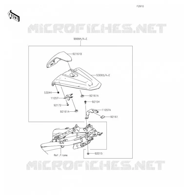 ACCESSOIRE (COUVRE SELLE) Kawasaki MOTOS 400 2019 NINJA 400  EX400GKF