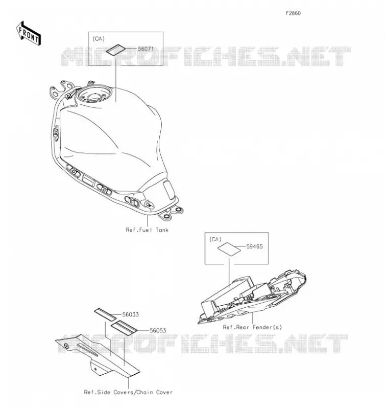 LABEL Kawasaki MOTOS 650 2019 NINJA 650  EX650JKF
