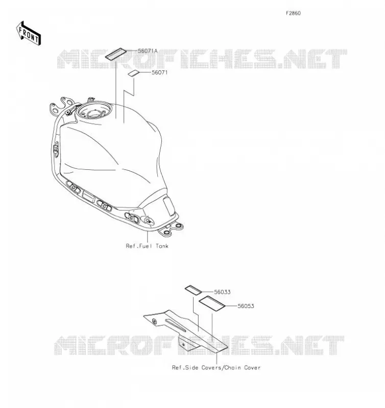 LABEL Kawasaki MOTOS 650 2019 NINJA 650  EX650KKF