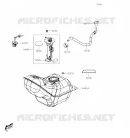 RESERVOIR CARBURANT pour Kawasaki J125
