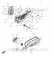 CARTER MOTEUR(S) pour Kawasaki J125