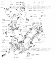 CHASSIS EQUIPMENT ELECTRIQUE pour Kawasaki J125