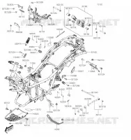 CH&Acirc;SSIS pour Kawasaki J125