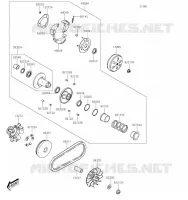 COURROIE pour Kawasaki J125