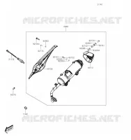 &Eacute;CHAPPEMENT pour Kawasaki J125