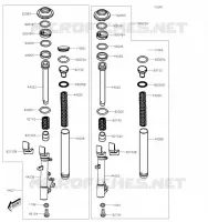 FOURCHE pour Kawasaki J125