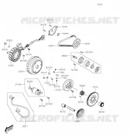 G&Eacute;N&Eacute;RATEUR pour Kawasaki J125