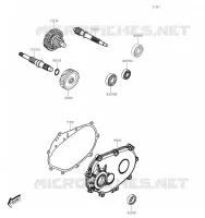 TRANSMISSION pour Kawasaki J125